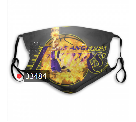 2021 NBA Los Angeles Lakers #24 kobe bryant 33484 Dust mask with filter->nba dust mask->Sports Accessory